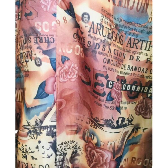 Gold Black Crackled 4XL Men's Blazer by Cloudstyle Printed Lining Rockabilly Cos - Picture 6 of 6